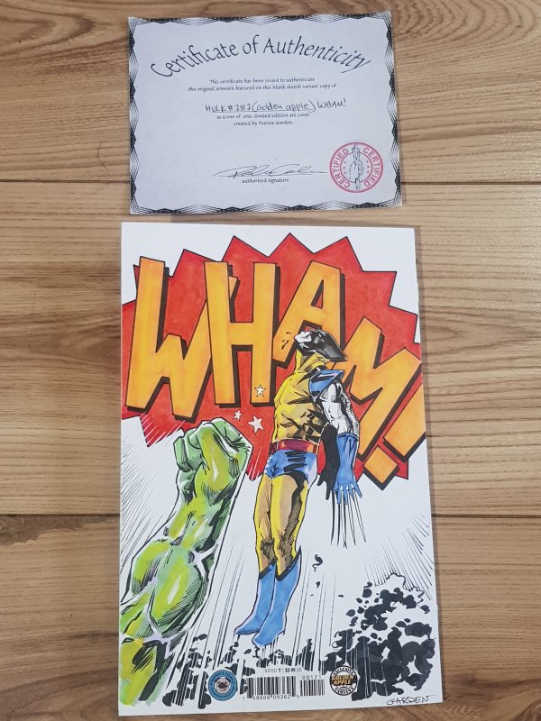 Incredible Hulk #181 Blank Variant cover art