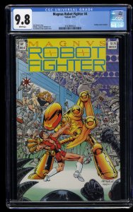 Magnus Robot Fighter (1991) #4 CGC NM/M 9.8 White Pages Jim Shooter Story!