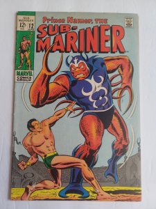 Sub-Mariner #12 - Namor - Origin Sperpent Crown - 1969 - (-FN)