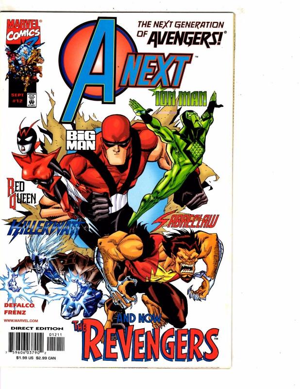 12 A-Next Marvel Comic Books #1 2 3 4 5 6 7 (NM0-) 8 9 10 11 12 1st Hope Pym RC9