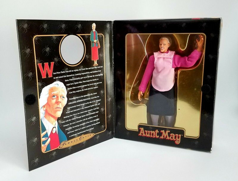 1998 Marvel Comics Famous Cover Series Aunt May 8 Action Figure