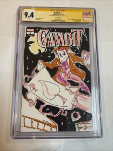 Gambit (2022) # 1 (CGC 9.4 SS) Sketch Scott Lobdell