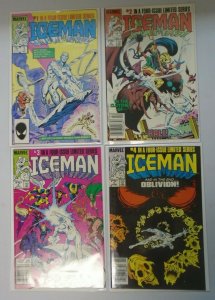 Iceman set #1-4 8.0 VF+ (1984 1st Mini-Series)