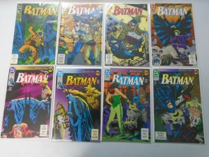 Batman comic lot 42 different from #450-499 avg 6.0 FN (1990-93)