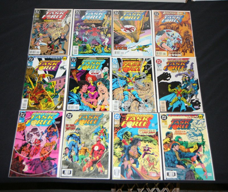 DC MODERN JUSTICE LEAGUE TASK FORCE #1 (2 copies), 2-35, 37, #0 1994 (8.5 - 9.2)