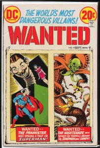 Wanted, The World's Most Dangerous Villains #9 (1973) Sandman