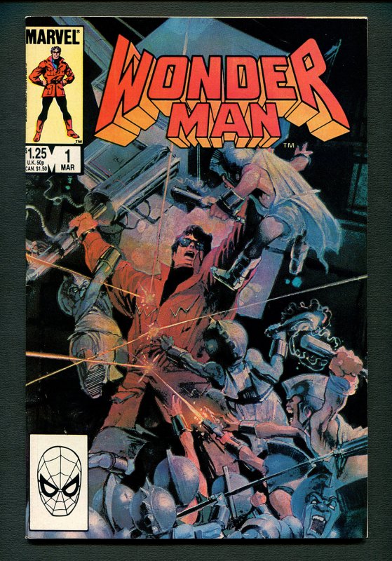 Wonder Man #1 ( 8.0 VFN ) One-Shot / Bill Sienkiewicz. Cover / March 1986