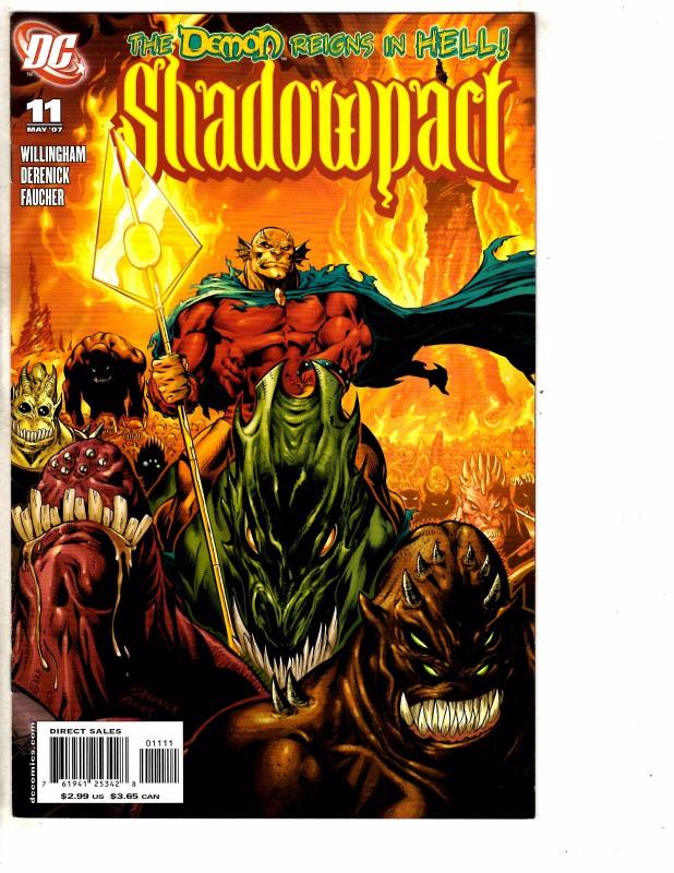 Lot Of 5 Shadowpact DC Comic Books # 11 12 13 14 15 Flash Arrow Batman Atom J211