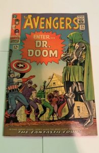 The Avengers #25 (1966) classic key Dr Doom cover Some tanning/ small chip cover
