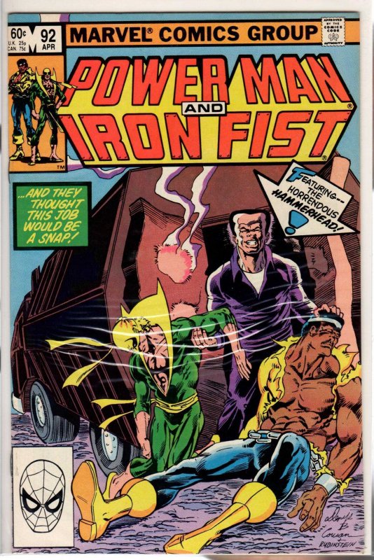 Power Man and Iron Fist #92 (1983) 8.5 VF+