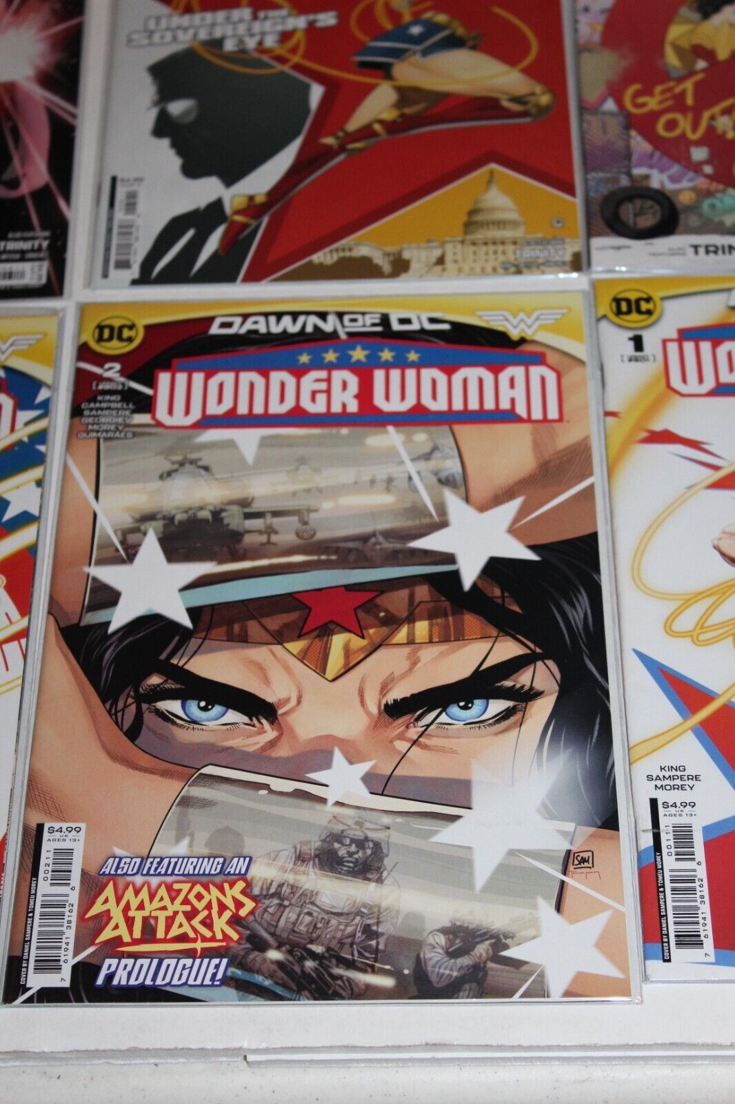 Complete Run Wonder Woman 1 2 3 4 5 6 NM 2023 Tom King Dawn of DC ...