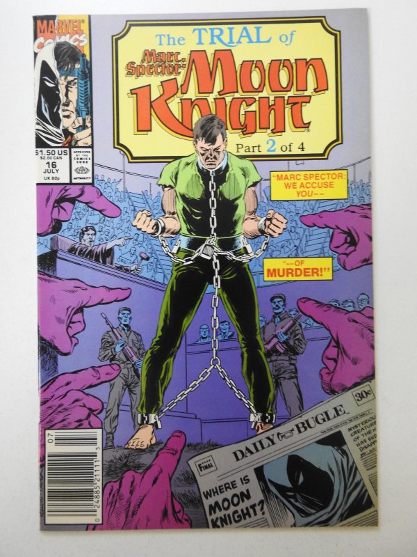 Marc Spector: Moon Knight #16 (1990) Great Read! Beautiful NM- Condition!