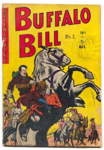 Buffalo Bill #2 1950- Wild Bill Hickok-Annie Oakley Golden Age Western G/VG