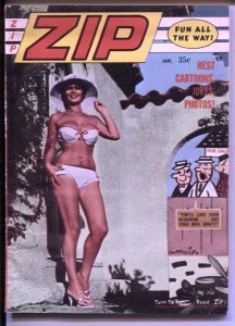 Zip 1/1970-Timely-spicy cheesecake pix-Bill Ward-Raquel Welch-FN