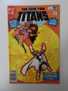 The New Teen Titans #3 Newsstand Edition (1981) FN/VF condition