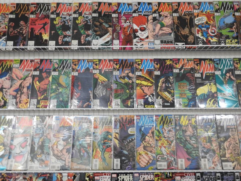 Huge Lot 180+ Comics W/ Sub-Mariner, Spider-Man, X-Force+ Avg VF- Condition!