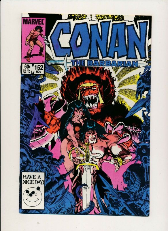 Marvel Comics Lot of 4-CONAN THE BARBARIAN #152,154-156 VERY FINE+ (PF925)