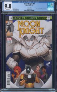 Moon Knight #19 CGC 9.8 David Nakayama 1980 Moon Knight #1 Homage Marvel 2023