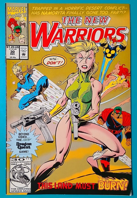 The New Warriors #30 (1992) Namorita MCU Secret Wars Thunderbolts Avengers X-Men