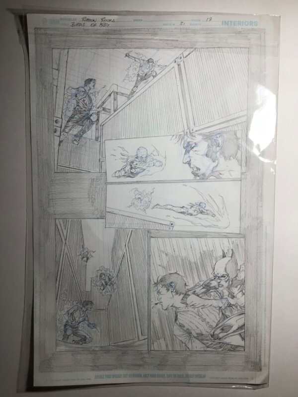 DC Comics, Birds of Prey #31, New 52, Page #17 Original Art Piece!