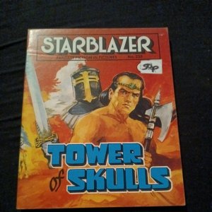 STARBLAZER Space fiction Adventure in Pictures #233 tower of skulls 1989