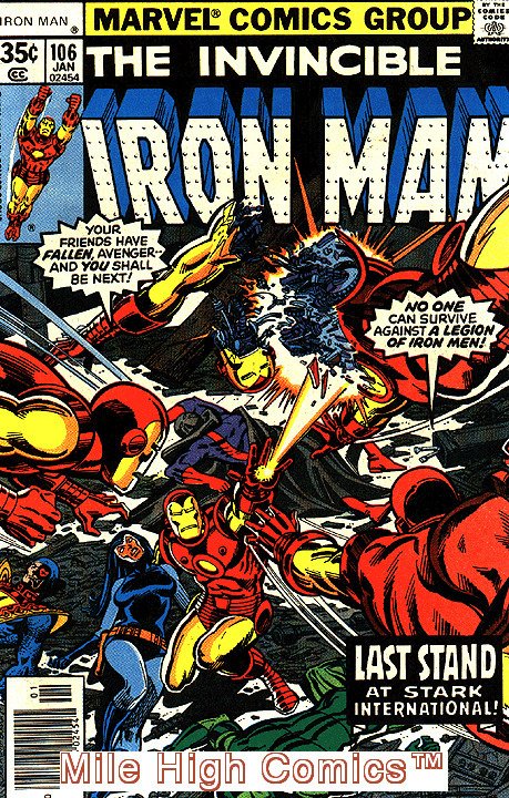 IRON MAN  (1968 Series)  (INVINCIBLE IRON MAN)(MARVEL) #106 Very Good Comics