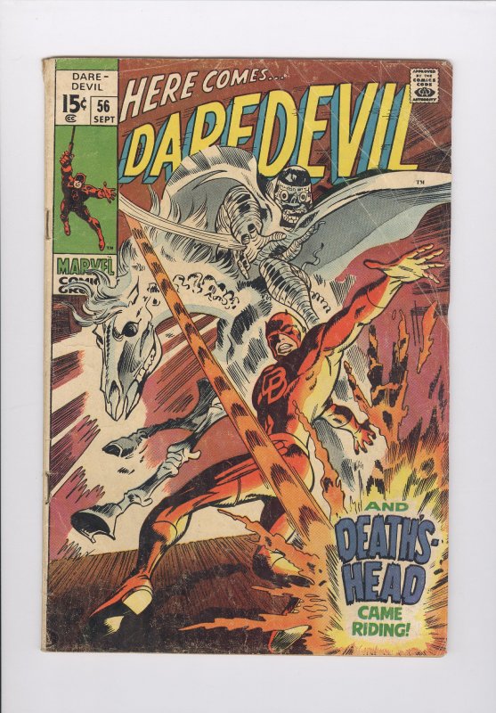 Daredevil # 56   Very Good  (VG)  (1969)  Super Silver Age Issue