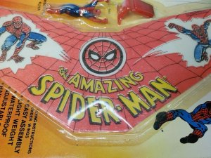  SPIDER MAN Hang Glider 1978 VINTAGE  Marvel Fleetwood New in Package RARE