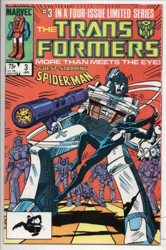 TRANSFORMERS #1 2 3 4, VF/NM,1984, 4 issues, 1st, more Marvel in store 