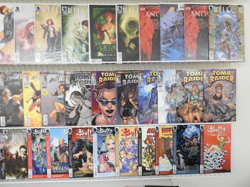 Huge Lot 190+ Comics W/ Buffy the Vampire Slayer, Tomb Raider, +More! Avg VF !