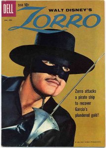 Zorro (Dell) #8 VG ; Dell | low grade comic December 1959 Walt Disney