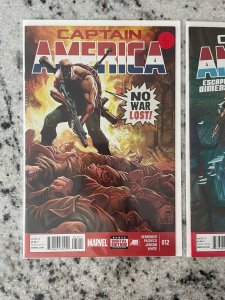 2 Captain America Marvel Comic Books # 10 12 NM 1st Prints Avengers Hulk J909