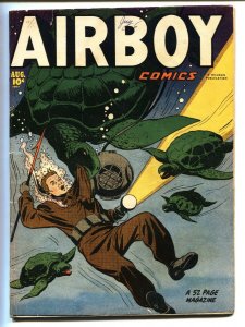 Airboy Vol 8 #7 Incredible SEA TURTLE ATTACK cvr-1951-Hillman-Heap