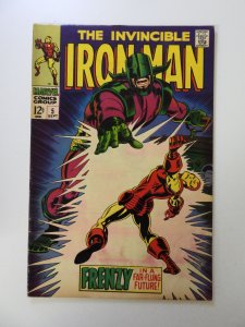 Iron Man #5 (1968) VG condition moisture damage