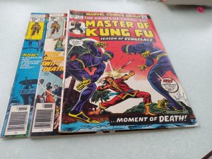 Master Of Kung Fu 21 53 62 Marvel Bronze Age Comics Lot Run Set Collection