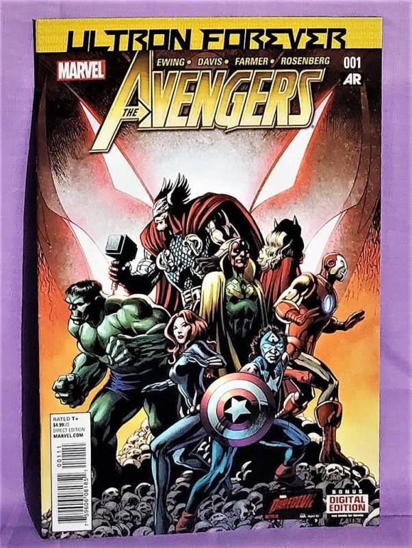 AVENGERS Ultron Forever #1 1st Golden Skull Immortal Hulk (Marvel 2015)