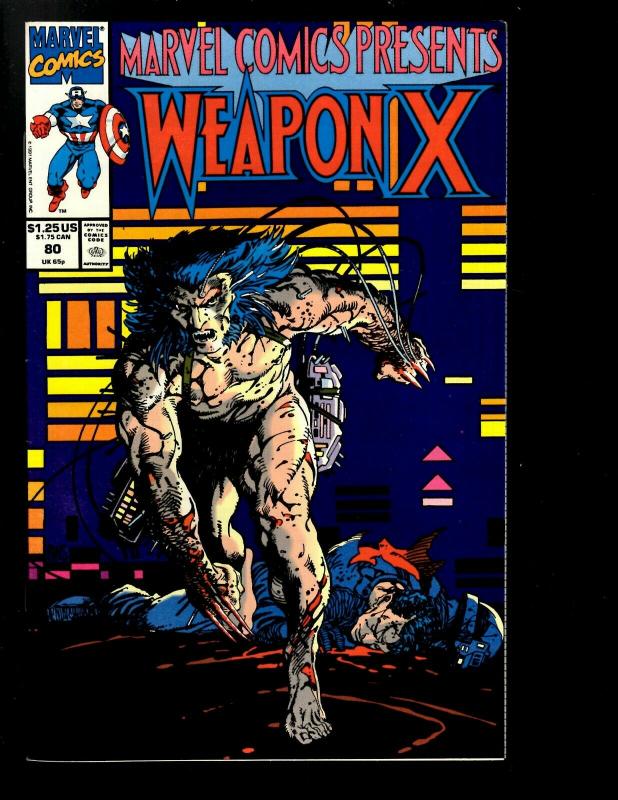 9 Comics Spider Breakout 1 Weapon X 78 80 81 83 84 DP 1 Punish 11 X-men 28 RP1