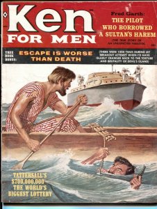 Ken For Men 11/1959-Rafael DeSoto-cheesecake pix-war-crime -exploitation-VG