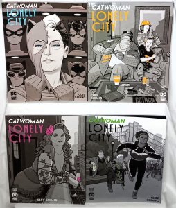 CATWOMAN Lonely City #1 - 4 Cliff Chiang Variant Cover B Set DC Black Label