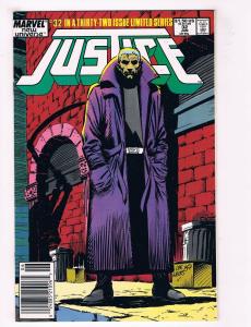 Justice #32 FN Marvel Comics New Universe Comic Book June 1989 DE34