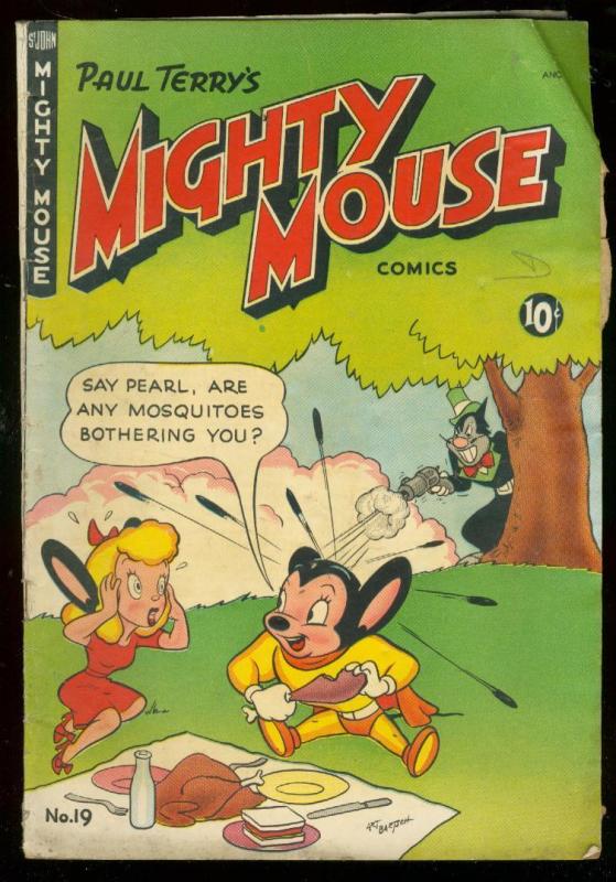 MIGHTY MOUSE #19 1950-PAUL TERRY-FUNNY ANIMAL-ST JOHN VG