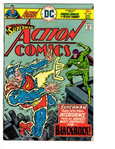 3 Action Comics DC Comic Books # 455 456 458 Superman Green Arrow Atom BH14