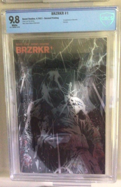 Brzrkr #1 2nd printing foil variant low print run