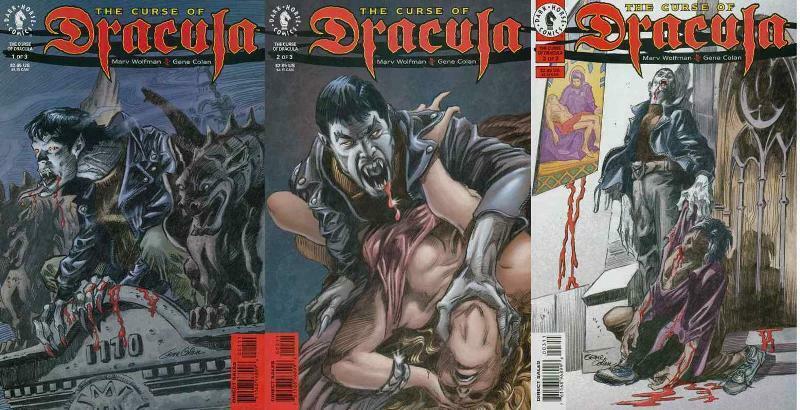 CURSE OF DRACULA (1998 DH) 1-3  Gene Colan  COMPLETE!