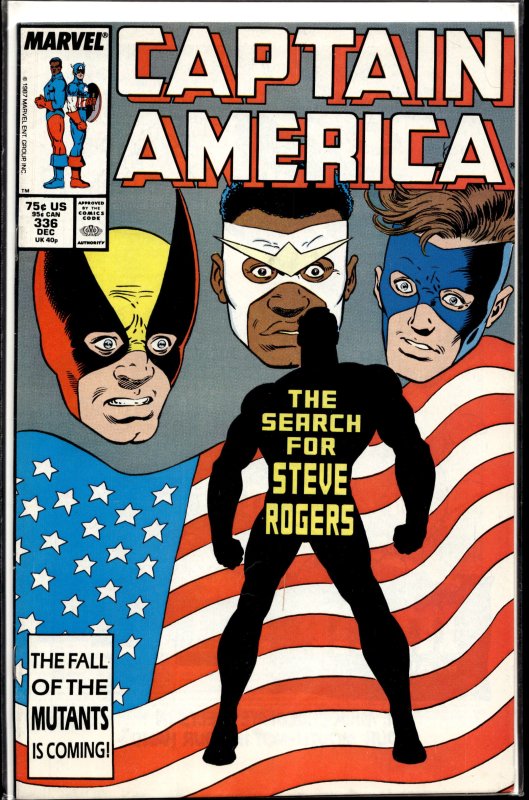Captain America #336 Direct Edition (1987) Captain America