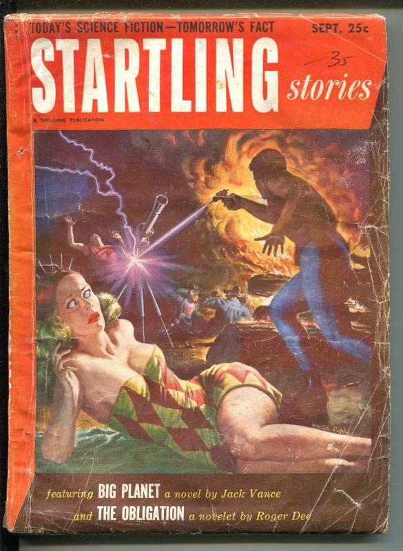 STARTLING STORIES 9/1952-THRILLING PUBS-JACK VANCE-ROGER DEE-SCI-FI PULP-fr