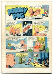 Porky Pig meets the Bristled Bruiser- Four Color Comics #330 1951 G/VG