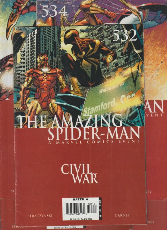 The Amazing Spider-Man (531-532 / 534-538) Civil War ( 6.0 - 7.5 )