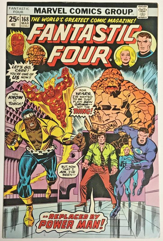 FANTASTIC FOUR#168 FN/VF 1976 MARVEL BRONZE AGE COMICS