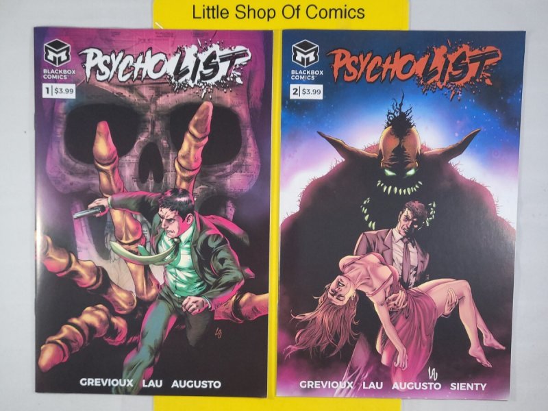 Psycho List #1 2 3 4 5 6 Set 1-6 Blackbox Comics